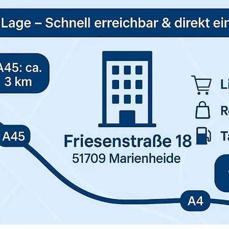 아파트 Bruchersee-gummersbach Nord *